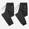 Men Spring Summer Plus Size Loose Pants Casual Sports Trousers for Men's Fashion Black Pants