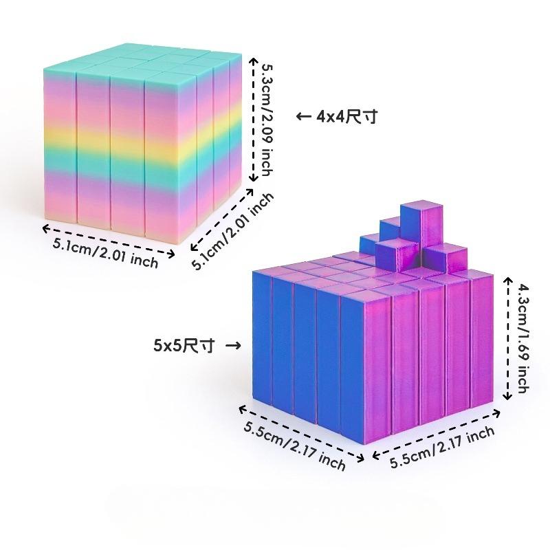 3D-печатный кубик-фиджет Кубик для снятия стресса Вращающийся кубик Расслабляющая игрушка-антистресс Настольное украшение Игрушка для снятия напряжения Премиальное качество