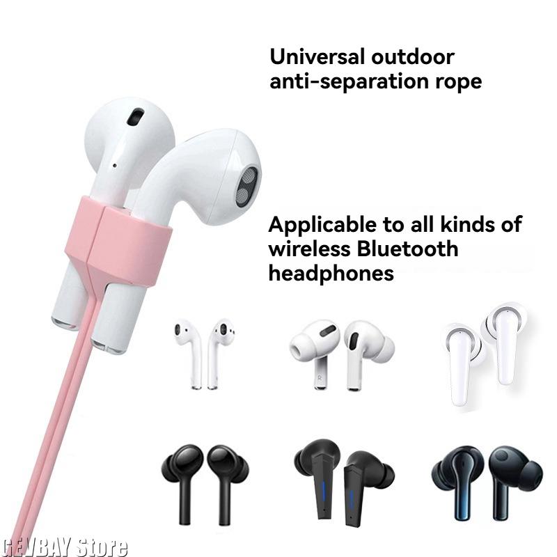 Magnetic Anti-lost Rope Strap Silicone Earphones String for Airpods 4 3 2 1 Wireless Bluetooth Headphone Neck Straps Accessories