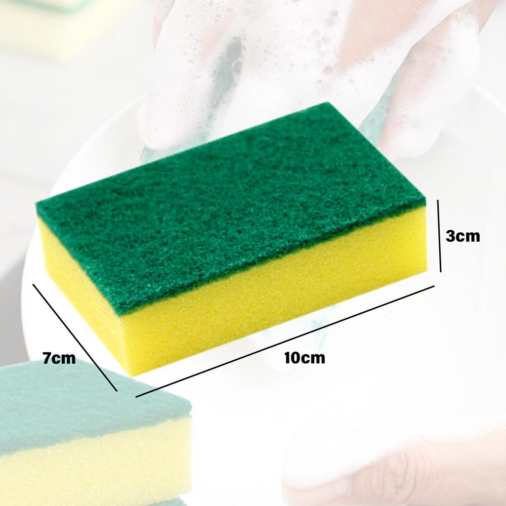 10/5/1pcs Magic Cleaning Sponges Double-Sided Reusable Kitchen Sponge Wipes Pan Pot Dishwashing Scouring Pads Brush Clean Tools