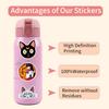 55 Новых Мультяшных Граффити Наклеек Сейлор Мун Самокат Чемодан DIY Наклейки