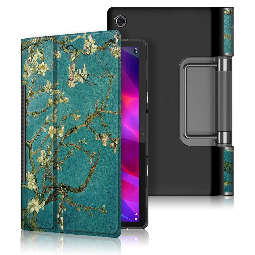 Case For Lenovo Yoga Tab 11 YT-J706F PU Leather Flip Painted Funda For Lenovo Yoga Tab 11 2021 YT J706F Tablet Coque