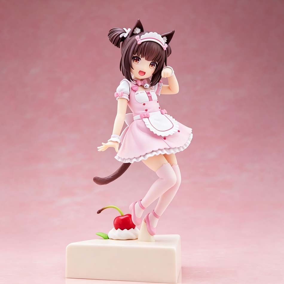 Новая аниме-фигурка Nekopara 18 см Шокола и Ваниль Милая подставка Модель из мультфильма Игрушки Подарки Коллекция Украшения Орнаменты ПВХ