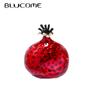 Red Pomegranate Brooches Corsage Collar Pins Gold Color Women Enamel Popular Fruits Shirt Dress Hijab Pins