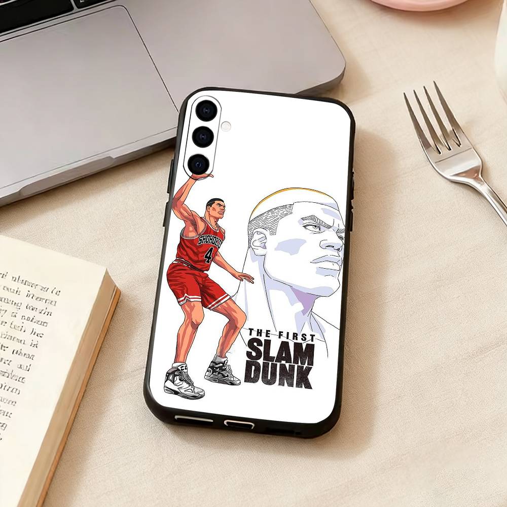 Slam Dunk Takenori A-Akagi Phone Case For Samsung Galaxy A73,A72,A71,A70,A53,A52,A51,Soft Silicone Black Cover