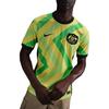 Nike Dri Fit Австралия 2025/26 Домашняя Футбольная Майка Мужская Светло-Желтый II/Профессиональный Зеленый FQ8836-710