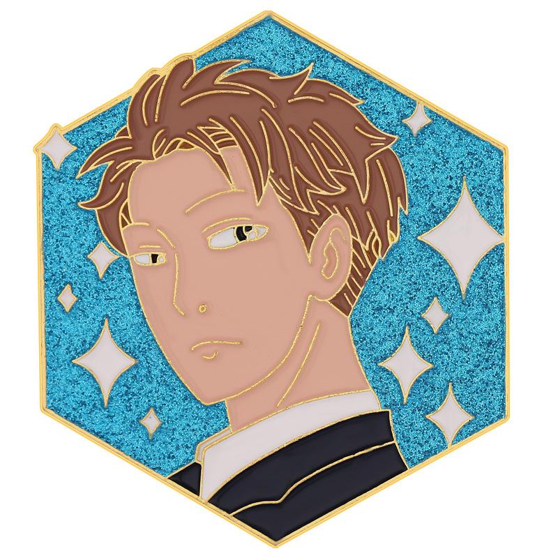 Шпионское Аниме Очаровательный Персонаж Металлический Значок-Пин Для Модного Стиля И Идей для Подарка