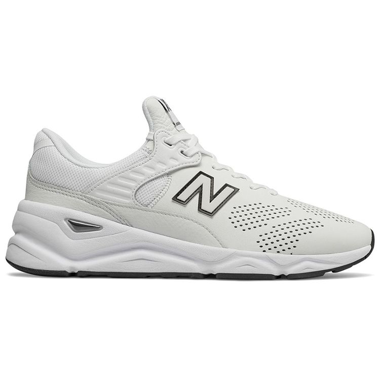 New Balance NB X-90 Сетка Кожа Модные Универсальные Амортизирующие Поддерживающие Прочные Низкие Повседневные Кроссовки Мужские Белые MSX90CLE
