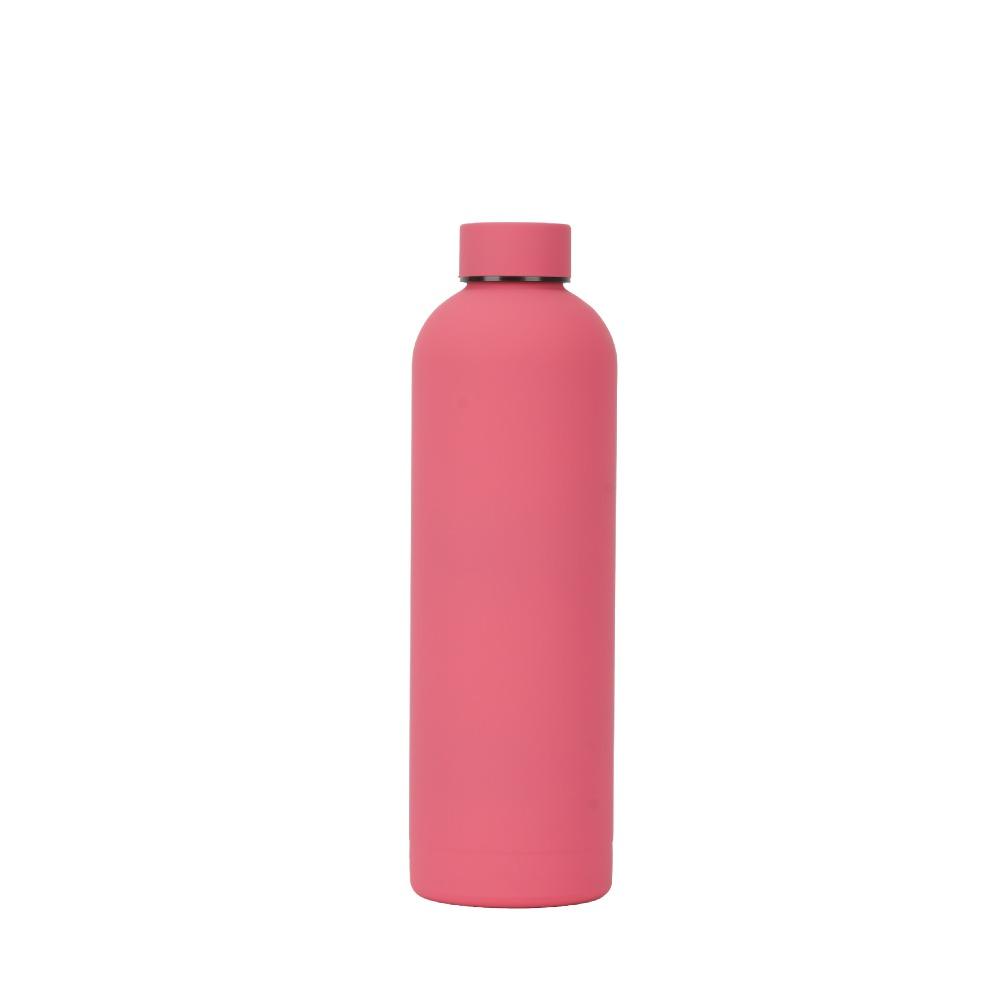 Leak-proof Insulated Water Bottle Stainless Steel Frosted Vacuum Flask Small Mouth Insulated Cup