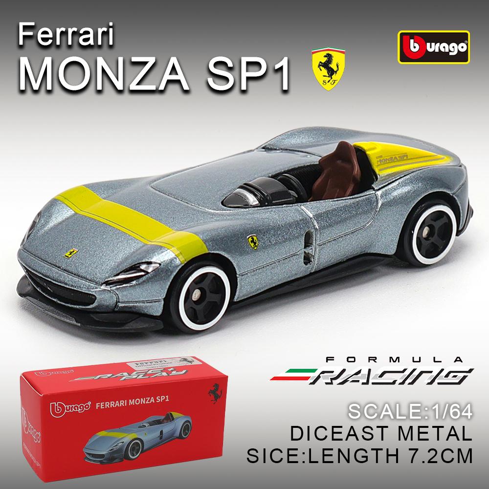 Ббураго 1:64 настоящих Феррари SP1 812 COMPETIZIONE ENZO F40 F12TDF SF90 серия моделей автомобилей детские рождественские подарки мальчику игрушки
