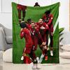 Liverpool Football Club Blanket Warmthful Decor Great For Office Chair Bed Picnics Four Seasons Universal Digital Print