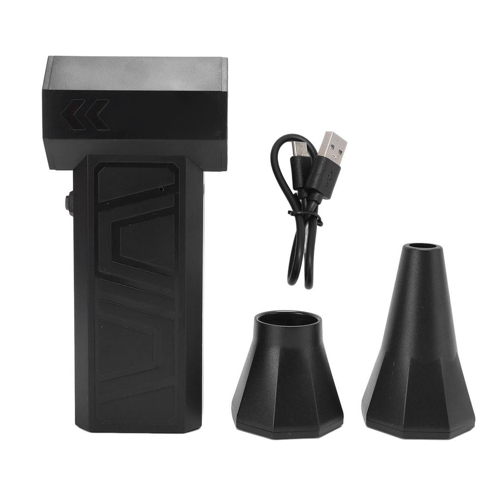 Electric Air Duster 130000RPM 41M S Jet Dryer Blower Rechargeable Cordless with 2 Magnetic Nozzle Stepless Speed