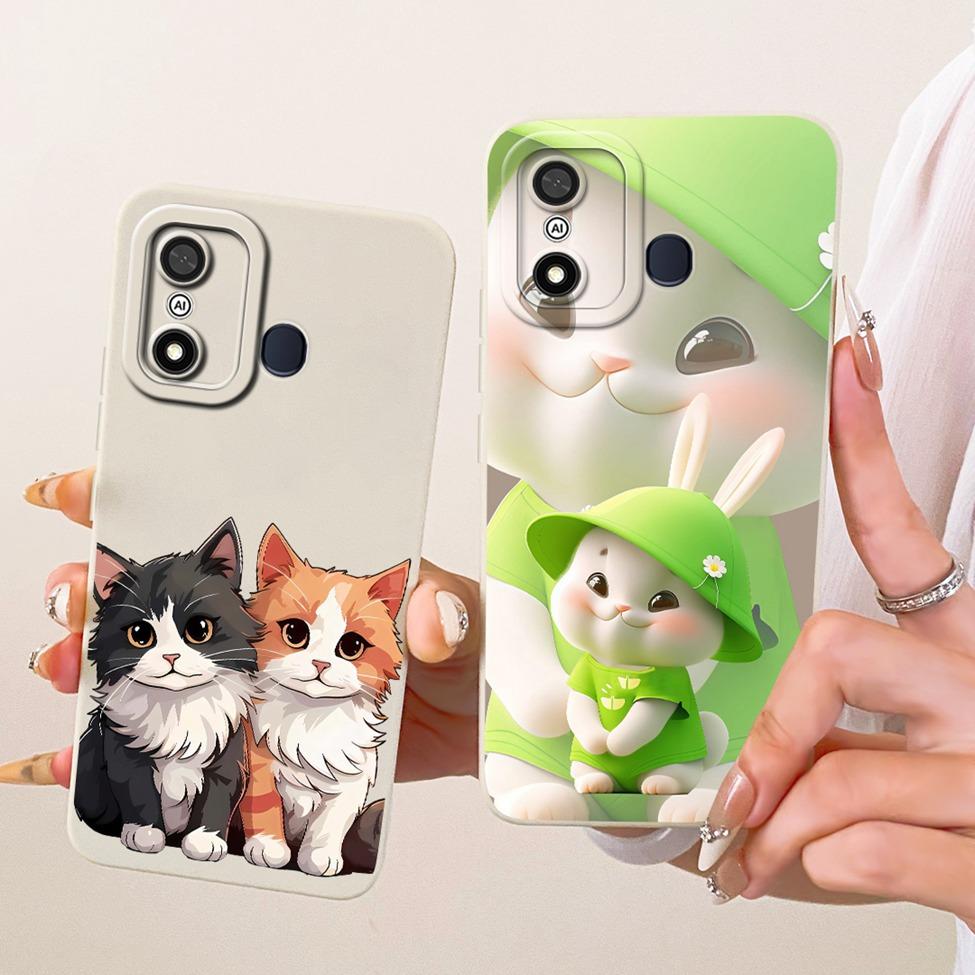 For ITEL A27 Case A551L Silicone Luxury Fashion Cool Kawaii Cute Painted Bumper Cover For ITELA27 ITEL A 27 Casing