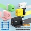 120-ваттное двухпортовое зарядное устройство A+C с PPS Super-Fast Charging в новых макаронных цветах