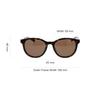 Gucci Letter Print Square Sunglasses Unisex sunglasses Tortoise GG1674SK-002