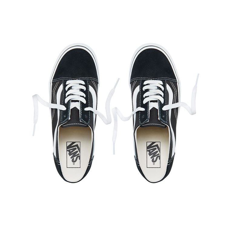 Vans Черные кроссовки унисекс Old Skool Mule True-White VN0A3MUS6BT