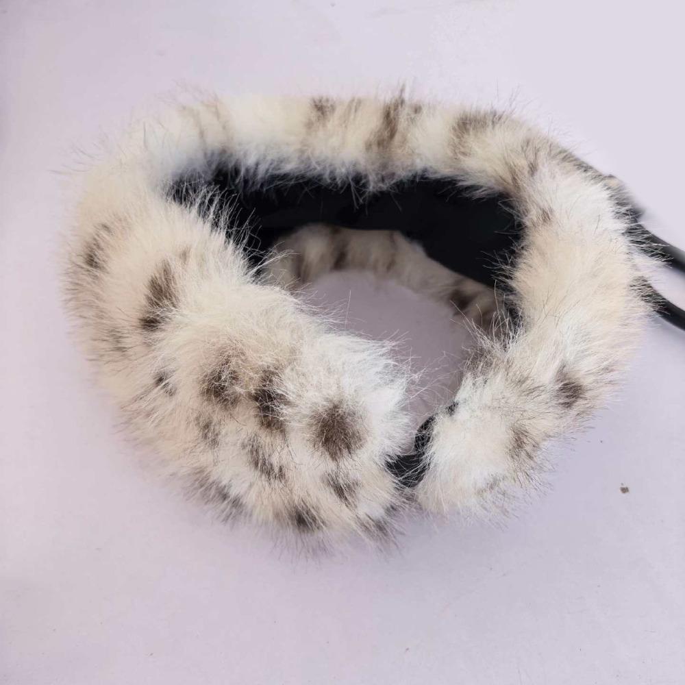 Imitation Fur Artificial Fur Hat Warm Fluffy Hat Winter Elastic Headband Winter Hair Accessories