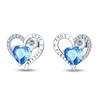 Серьги-кольца из серебра 925 пробы с синим цирконом, ловцом снов, пером, звездой, луной, милым когтем для женщин, тонкие ювелирные изделия в подарок на день рождения