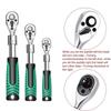 72 Teeth Retractable Ratchet Wrench 1/4 3/8 1/2 Inch Universal Wrench Socket Wrench Motorcycle