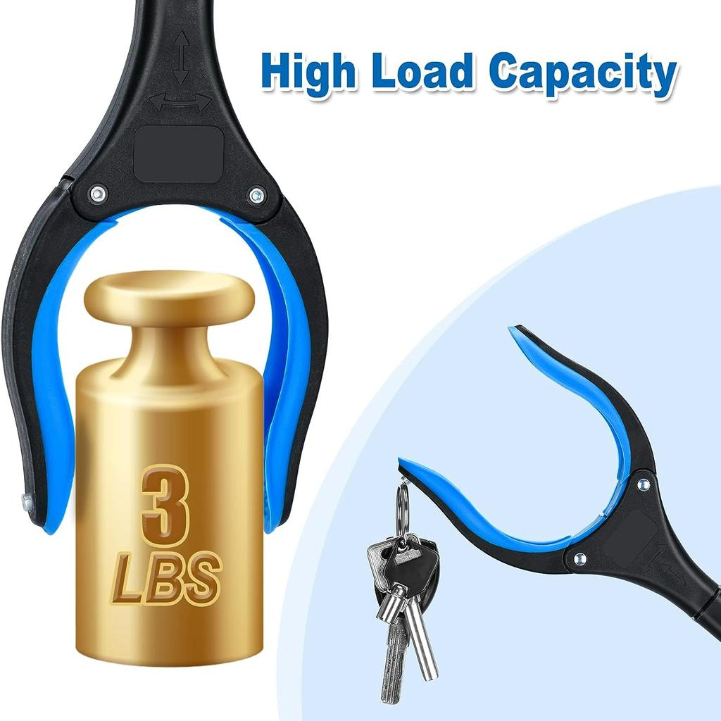 Инструмент для захвата, удлиненный складной захват, палка с прочной ручкой, магнитная противоскользящая челюсть, инструмент для захвата мусора