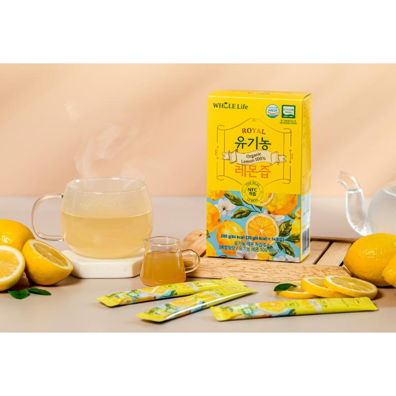 WHOLELIFE Organic Lemon Juice 14p, 280g, 1 piece