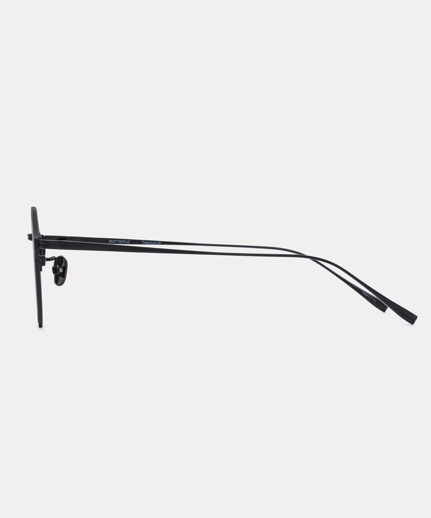 Maeteupeojeu Mp-09 Титановые Красные Солнцезащитные Очки Черные
