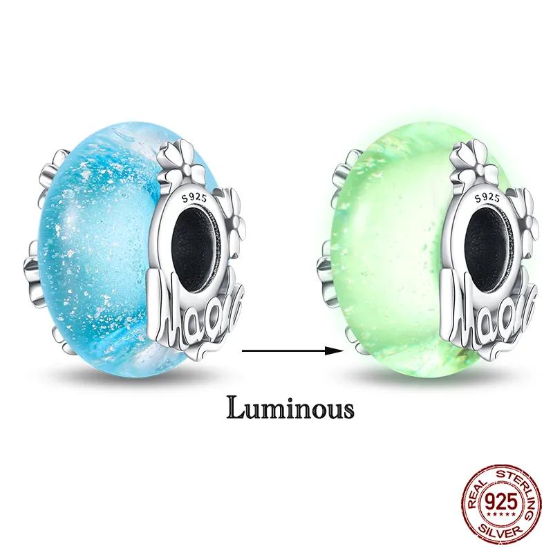 Copper Fashion Halloween Series Luminous Pumpkin Demon Skull Charms Beads Fit Original Bracelet Diy Jewelry