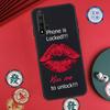 Чехол для Huawei Nova Y73 Y72 Y90 Y70 Y60 Y91 Y61 12s 12i 11i 8i 9 10 SE P40 Lite P60 P30 Pro Сексуальные Губы ПОЦЕЛУЙ