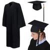 Grad University Graduation Gown Set Bling Removable Tassel 2023 Happy Graduation Mortarboard Hat