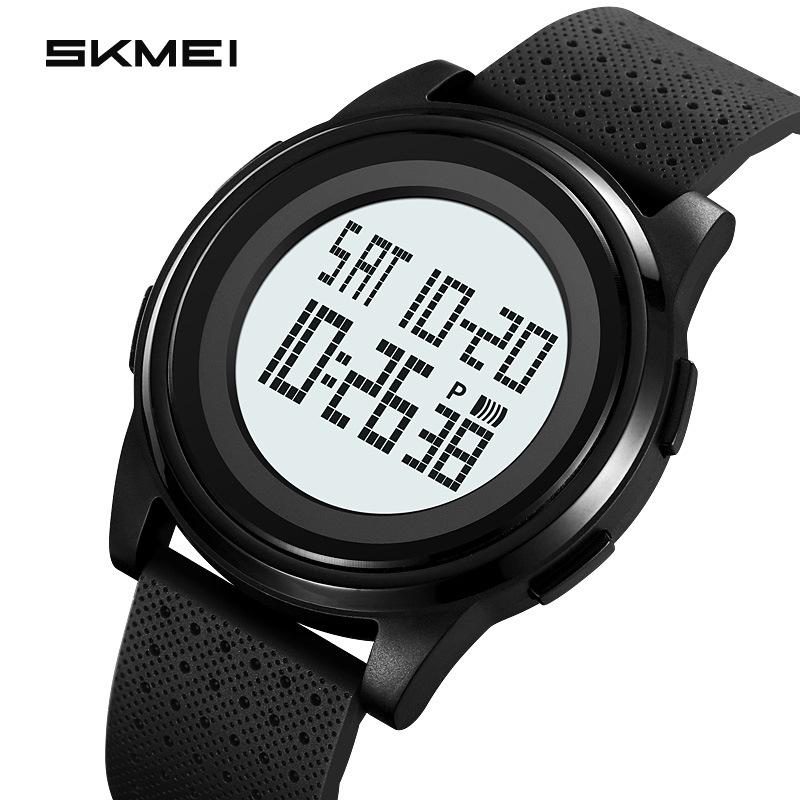 Moment Beauty Fashion Ультратонкие электронные часы Многофункциональные простые часы Мужские студенческие трендовые спортивные водонепроницаемые электронные часы