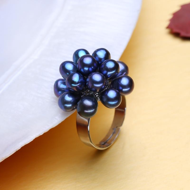 Женские натуральные жемчужные кольца LSOOYH