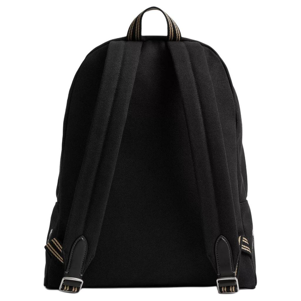 Coach X Peanuts Snoopy Collaboration Cargo 33 Brand Logo Pattern Print Canvas And Satin Large Backpack Women Backpack Black Mixed-Colors CBF69-LHBLC