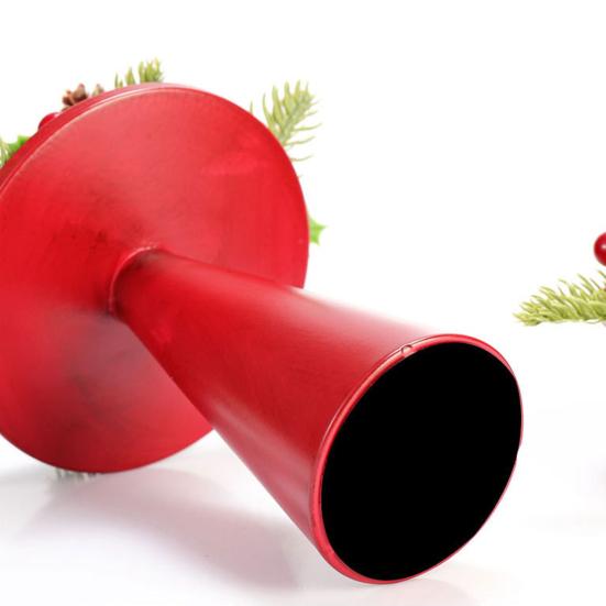 2 шт./набор Рождественский венок подсвечник винтажный кованый подсвечник Рождественская свадебная вечеринка подставка для чайной свечи украшение для центра стола