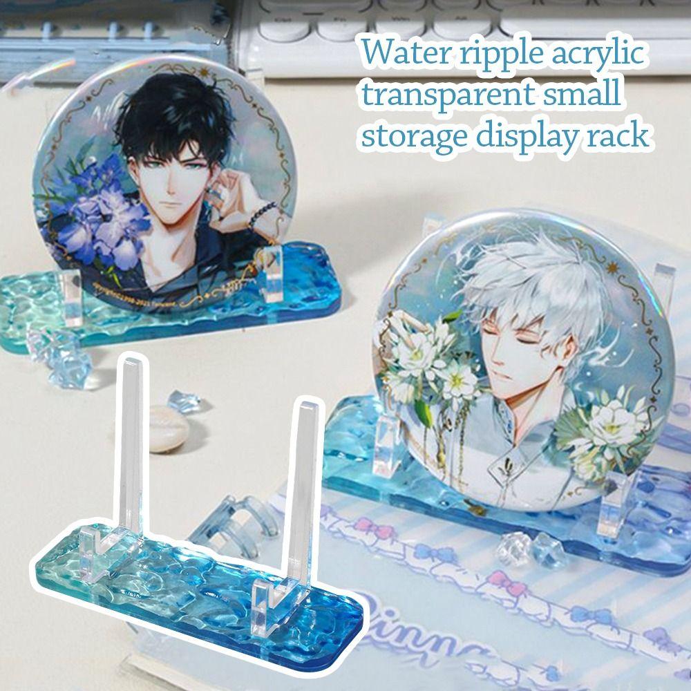 Water Ripple Picture Frames Holder Bracket Home Decor Durable Plate Holder Stand