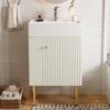 Bathroom Furniture Washbasin with Vanity Unit 55 cm, Vanity Unit, Small Guest Bathroom Furniture, White