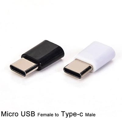 Адаптер-конвертер Micro Usb (мама) на Type-C (USB-C) (папа) Зарядный разъем