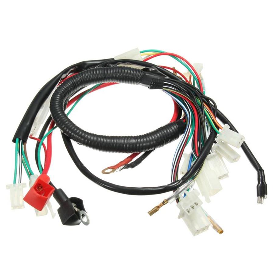 For Chinese ATV UTV Quad 4 Wheeler 50 70 90 110cc 125cc Electric Wiring Harness