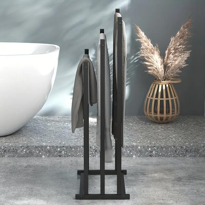 Stojak Na Ręczniki Wieszak Łazienkowy Metalowy Stojący Loft Industrialny