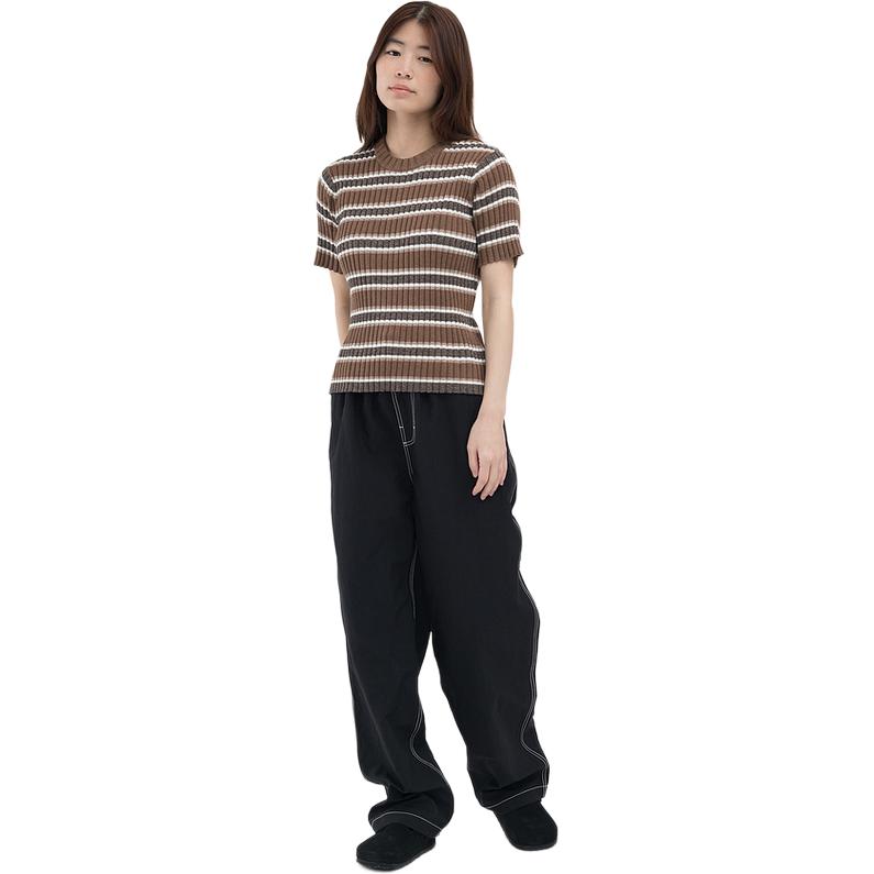Stussy Вязаный трикотаж Унисекс Круглый вырез Умеренный Другое SUSKN17057WDH