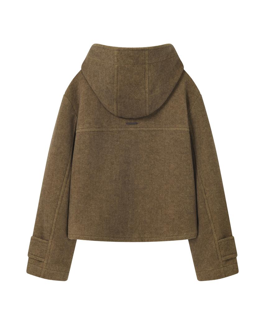 COVERNAT WOMAN Edin Short Duffle Coat Beige