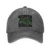 Кепки Snapback с принтом 'Инопланетянин', вымытые джинсовые кепки, регулируемая кепка для улицы, хип-хоп, бейсболка, ковбойская шляпа для унисекса