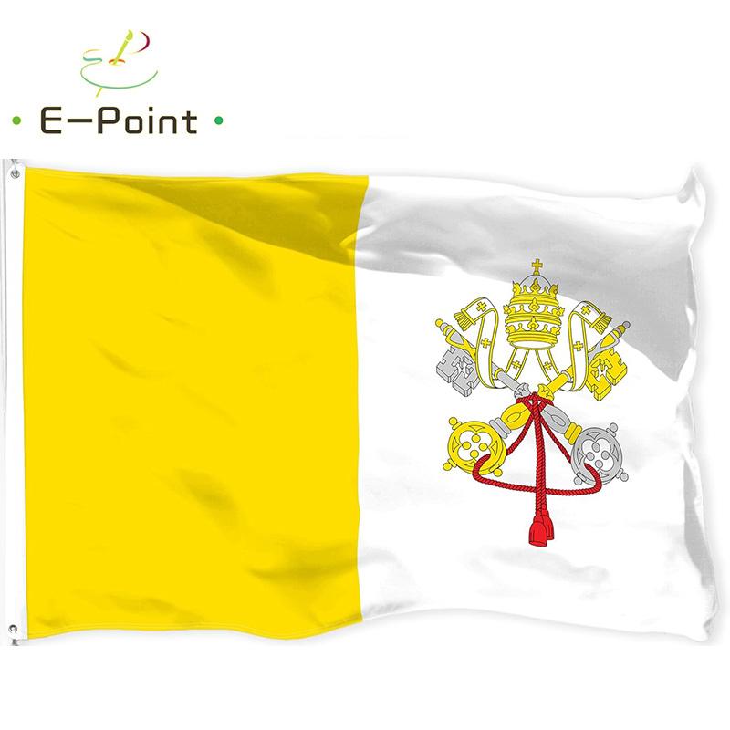 Vatican City National Country Flag 2ft*3ft (60*90cm) 3ft*5ft (90*150cm) Size Christmas Decorations for Home Flag Banner
