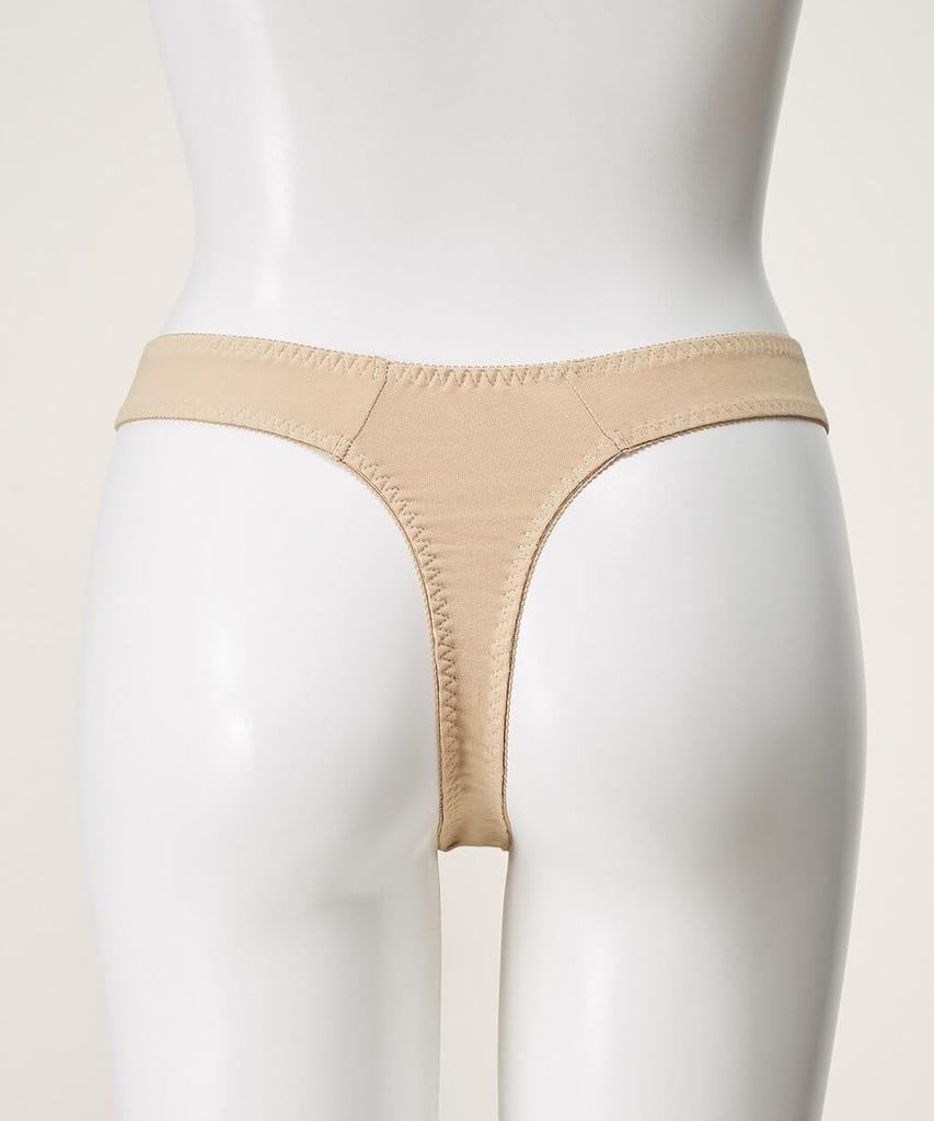 Nissen Cotton Blend Nude Size 3L Women's T-Back Panties, Stretch, 5-Pack, Color,