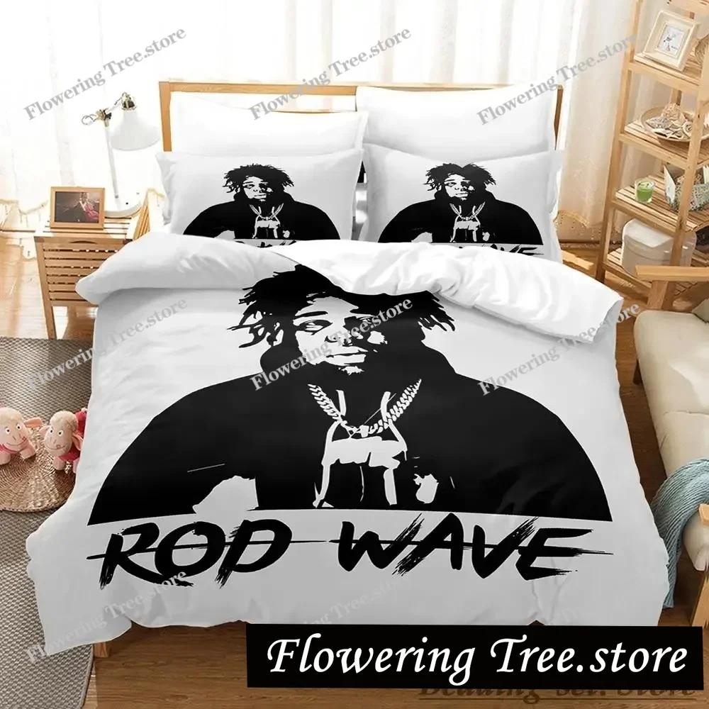 Популярный постельный комплект Rod Wave Односпальный Твин Фулл Квин Кинг Размер Постельный комплект Взрослый Детская спальня Комплекты с пододеяльником Аниме Parure De Lit Постель