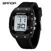 SANDA New 2175 Fashion Student Electronic Watch Sports Multi Functional Waterproof LED Student Electronic Digital Timing Watch