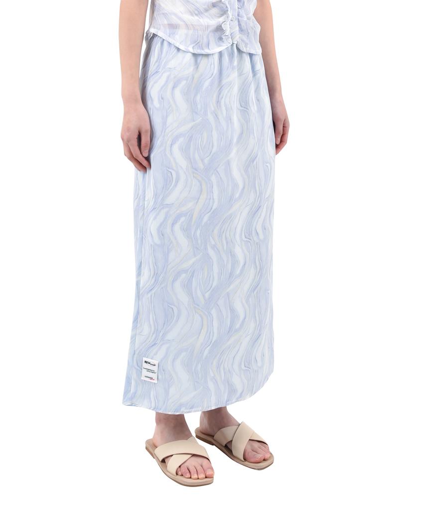 Catharsis Chiffon Long Skirt L/B_Free