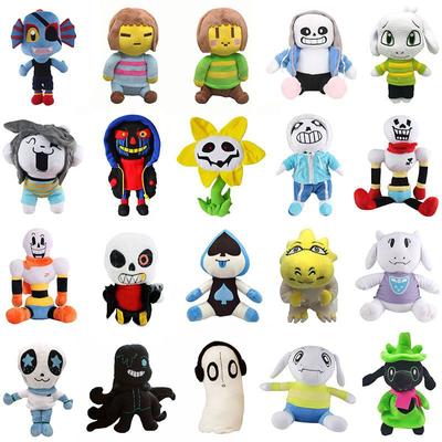 Мягкие плюшевые куклы Undertale Sans Sunflower Chara Asriel Lancer, мягкие плюшевые игрушки, рождественские подарки для детей