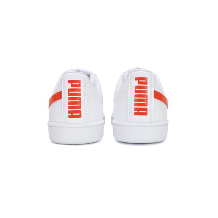 Puma Up Comfortable Versatile Low-Top Skate Shoes Unisex Sneakers White Red 372605-50