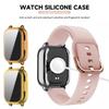 Защитный чехол+силиконовый ремешок для Xiaomi Redmi Watch 5 active/5 Lite Полное покрытие экрана ТПУ Мягкий чехол и дышащий спортивный ремешок