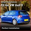2 шт. Красные отражатели заднего бампера Накладка Подходит для VW Golf 5 MK5 R32 2006-2009